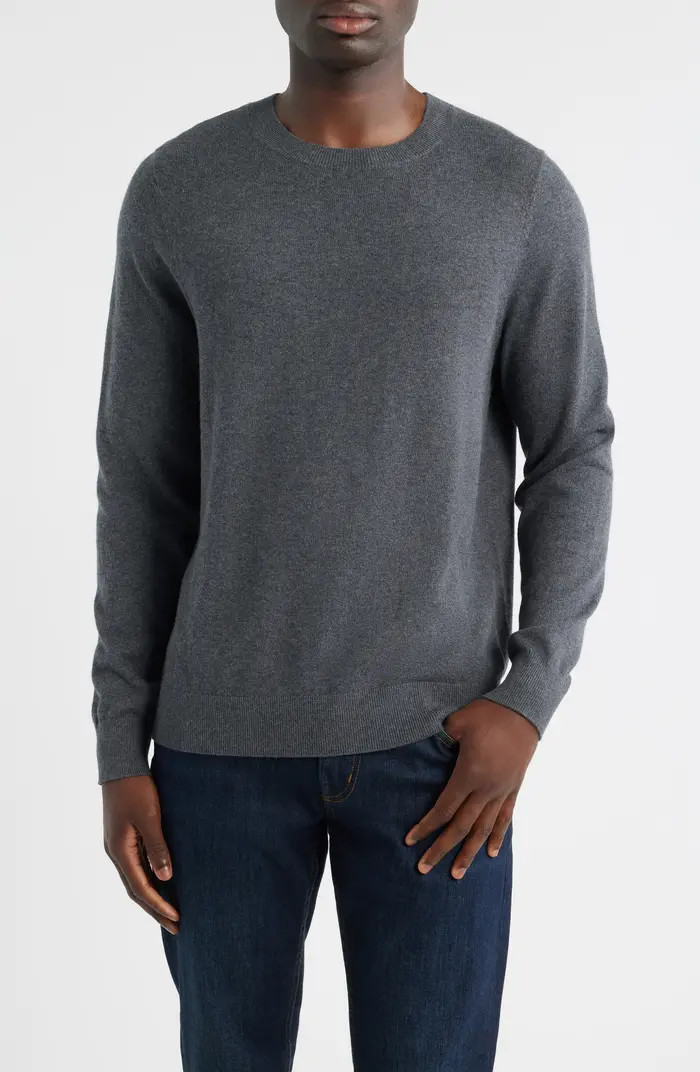 Crewneck Cotton & Cashmere Sweater | Nordstrom