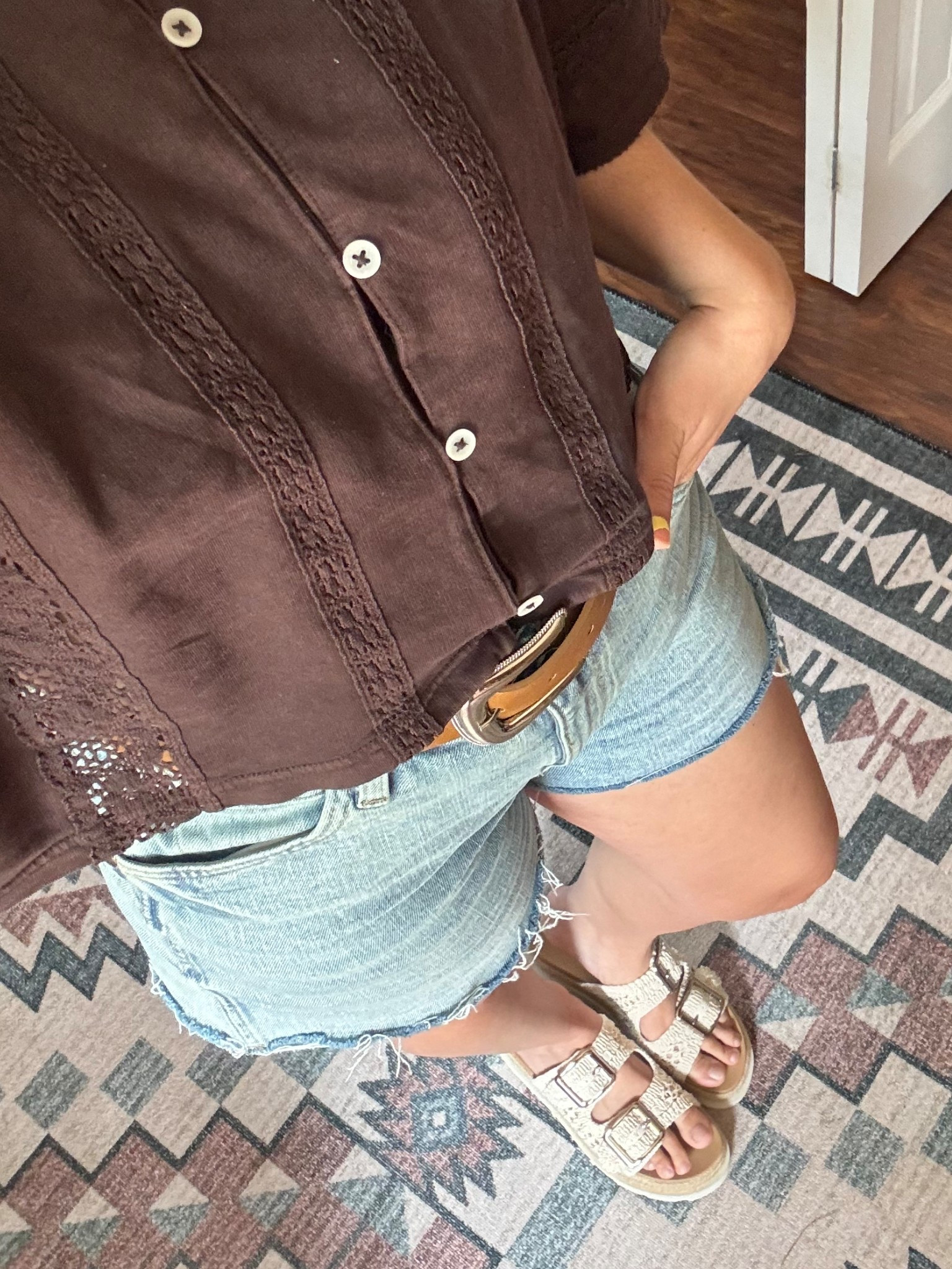 This chocolate brown aerie cardigan is in store only! SAHM ootd!

#LTKFindsUnder50 #LTKSeasonal #LTKFindsUnder100