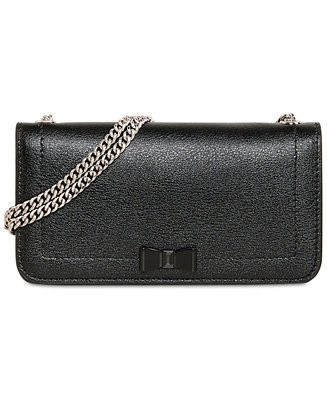 KARL LAGERFELD PARIS Kosette Mini Leather Shoulder Bag - Macy's | Macy's