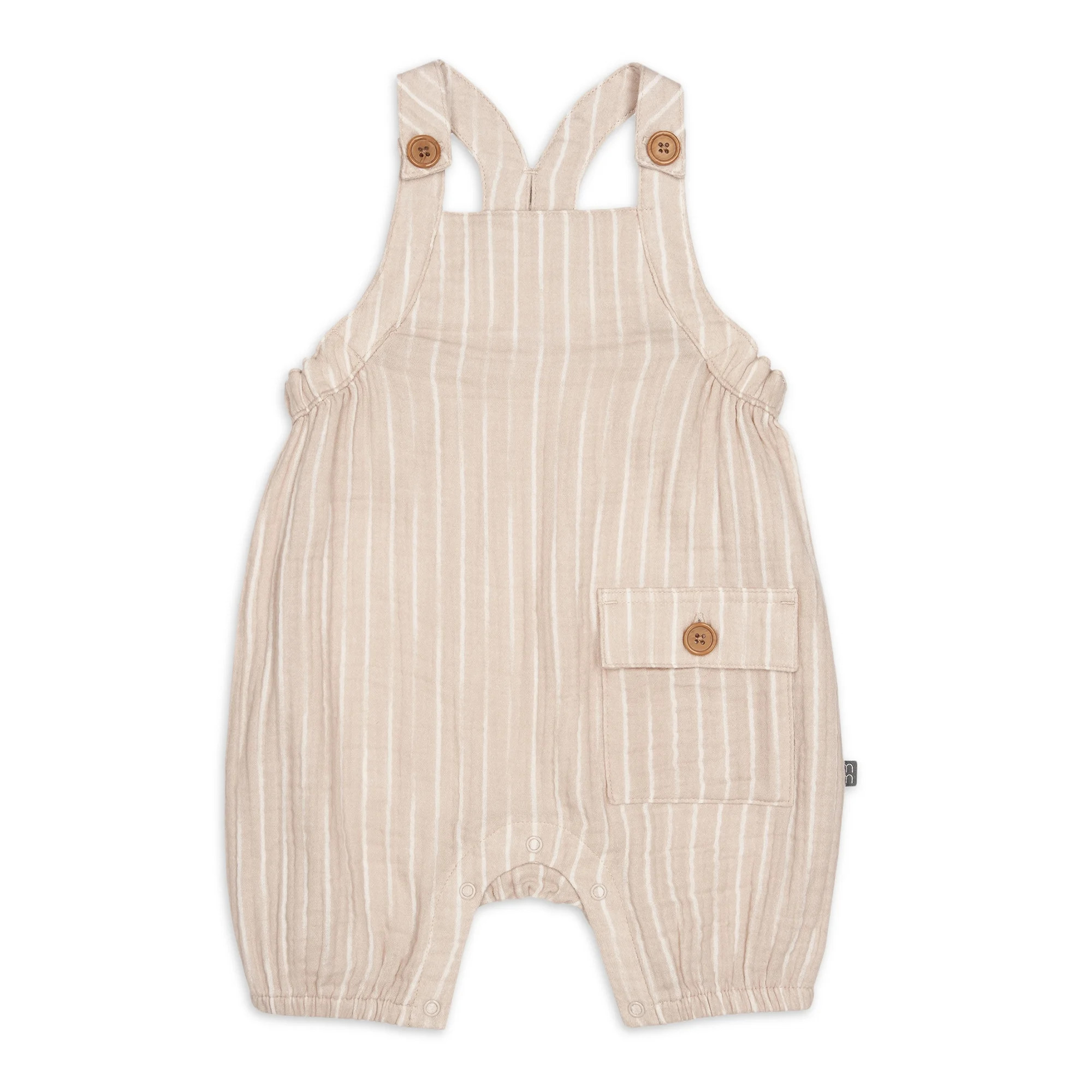 Modern Moments by Gerber Baby Boy Sleeveless Romper with Shoulder Straps, Sizes 0/3M - 24M | Walmart (US)