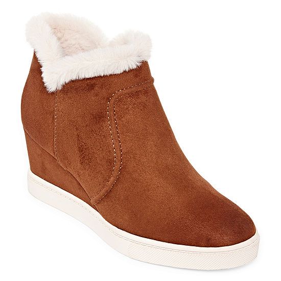 a.n.a Womens Arrow Booties Block Heel | JCPenney