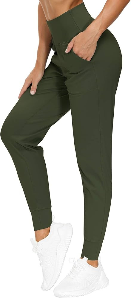 THE GYM PEOPLE Women's Joggers Pants Lightweight Athletic Leggings Tapered Lounge Pants for Worko... | Amazon (US)