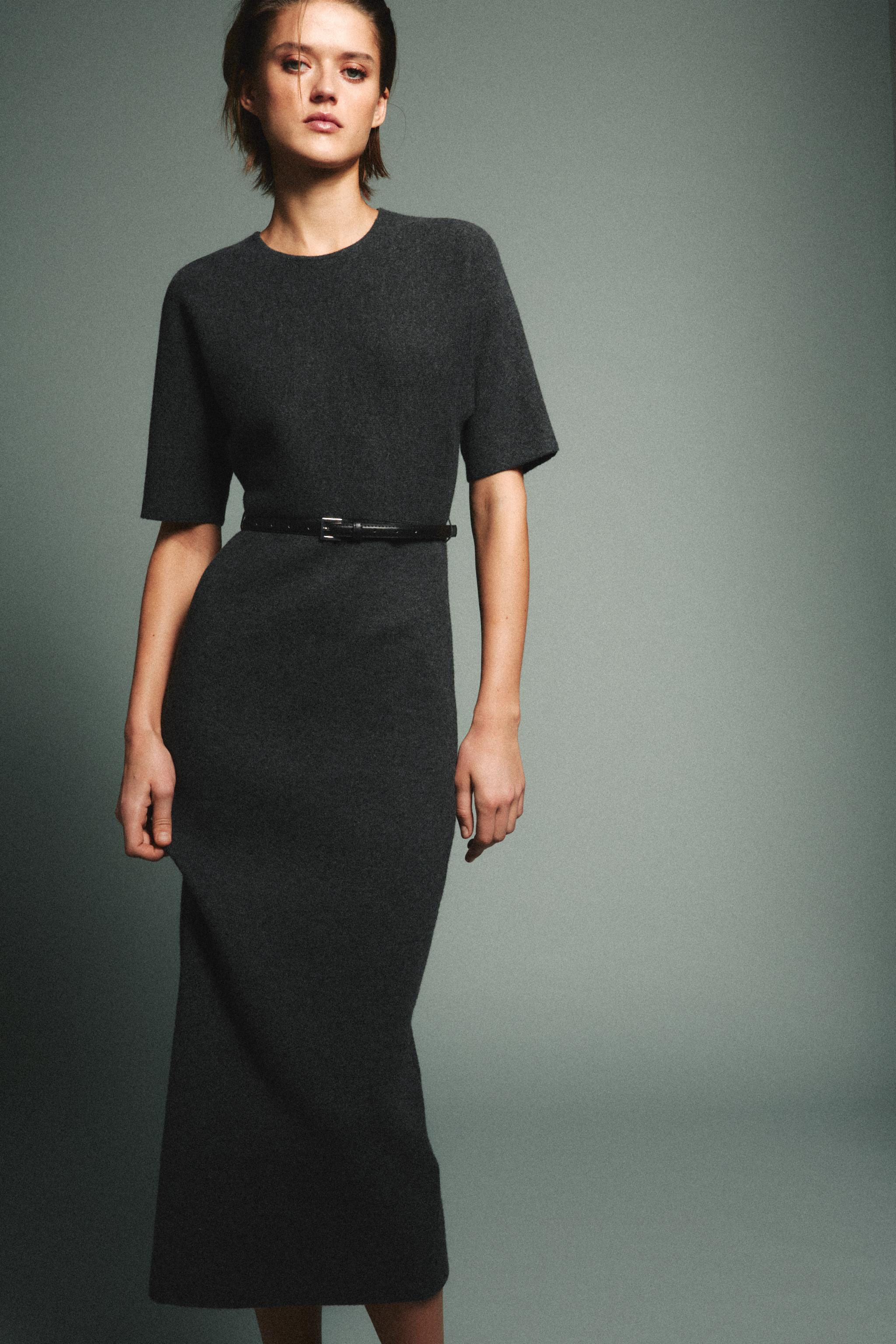 BELTED MIDI DRESS | Zara US