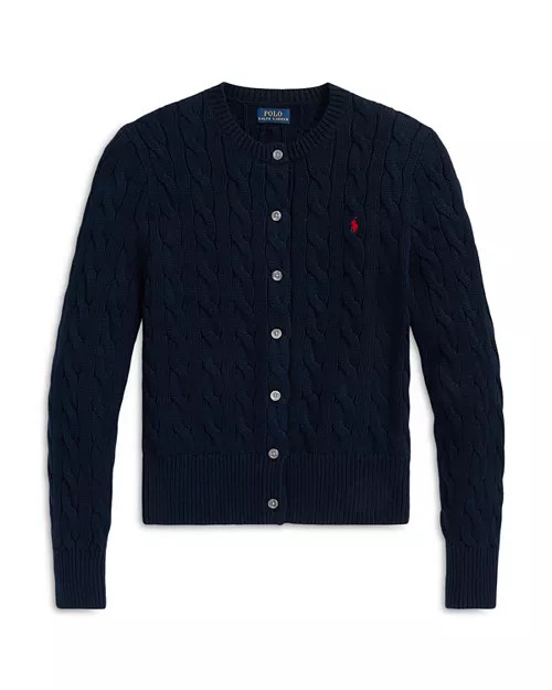 Cotton Cable Knit Cardigan | Bloomingdale's (US)