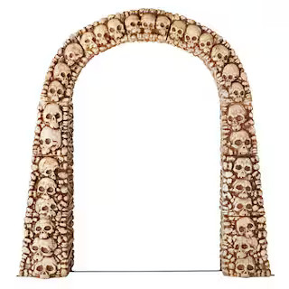 7.5 ft. Skull And Bones Archway | The Home Depot