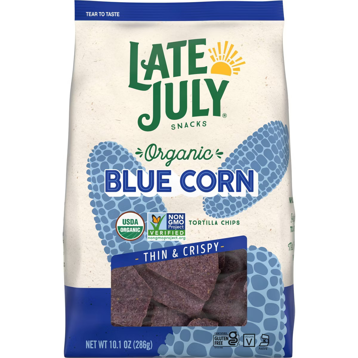 Late July Organic Blue Corn Tortilla Chips 10.1oz | Target