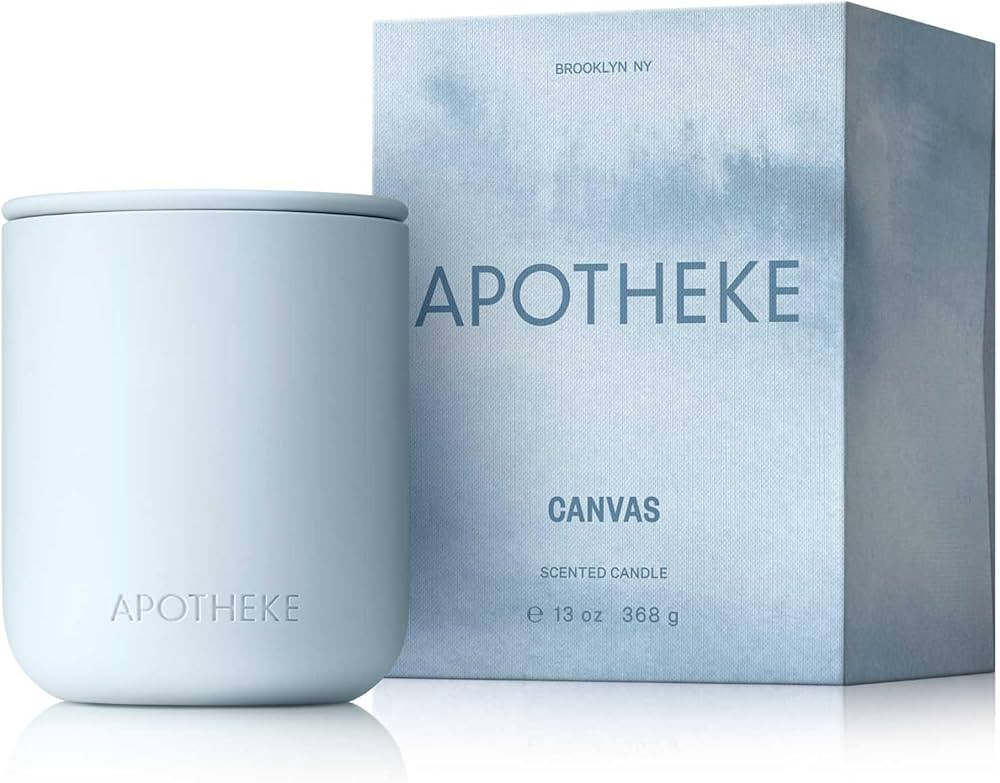 Apotheke 2-Wick Scented Candles for Home, Canvas - 13 oz Long-Lasting Soy Wax Jar Candle, 60-70 H... | Amazon (US)