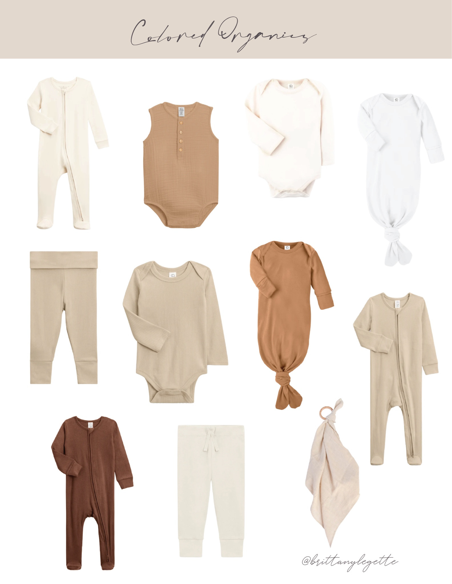 Everything I bought for baby from Colored Organics. 👶🏼

#LTKbaby