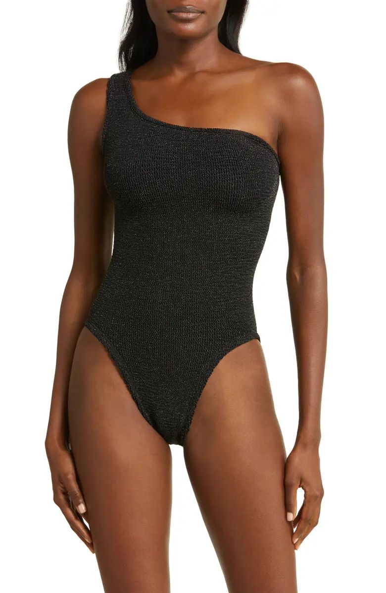 Hunza G Nancy One-Shoulder One-Piece Swimsuit | Nordstrom | Nordstrom