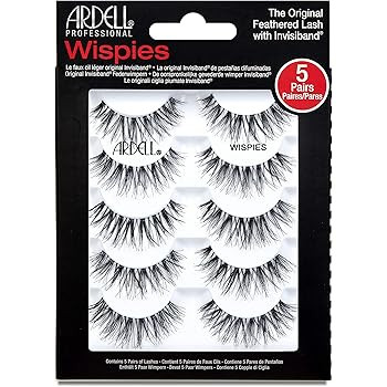 Ardell False Eyelashes Wispies Black, 1 pack (5 pairs per pack) | Amazon (US)