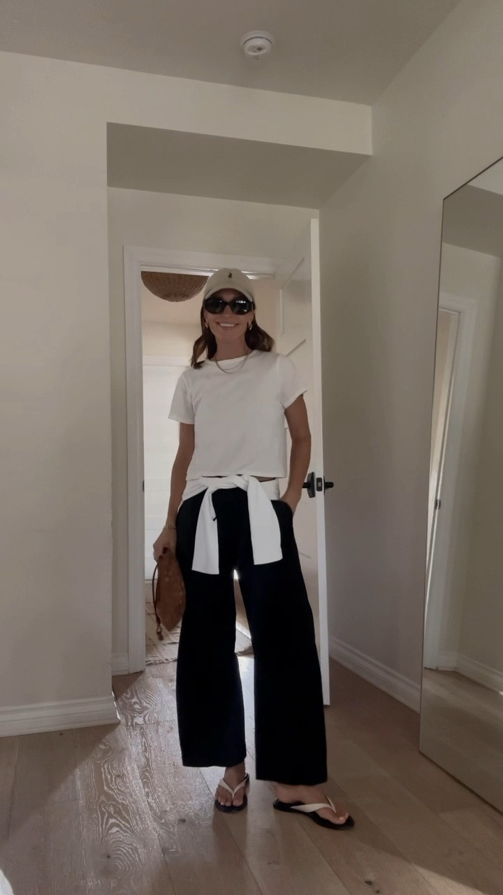 Today’s casual outfit 
Same cotton poplin pants great for mild temps and run tts with a relaxed fit

#LTKOver40