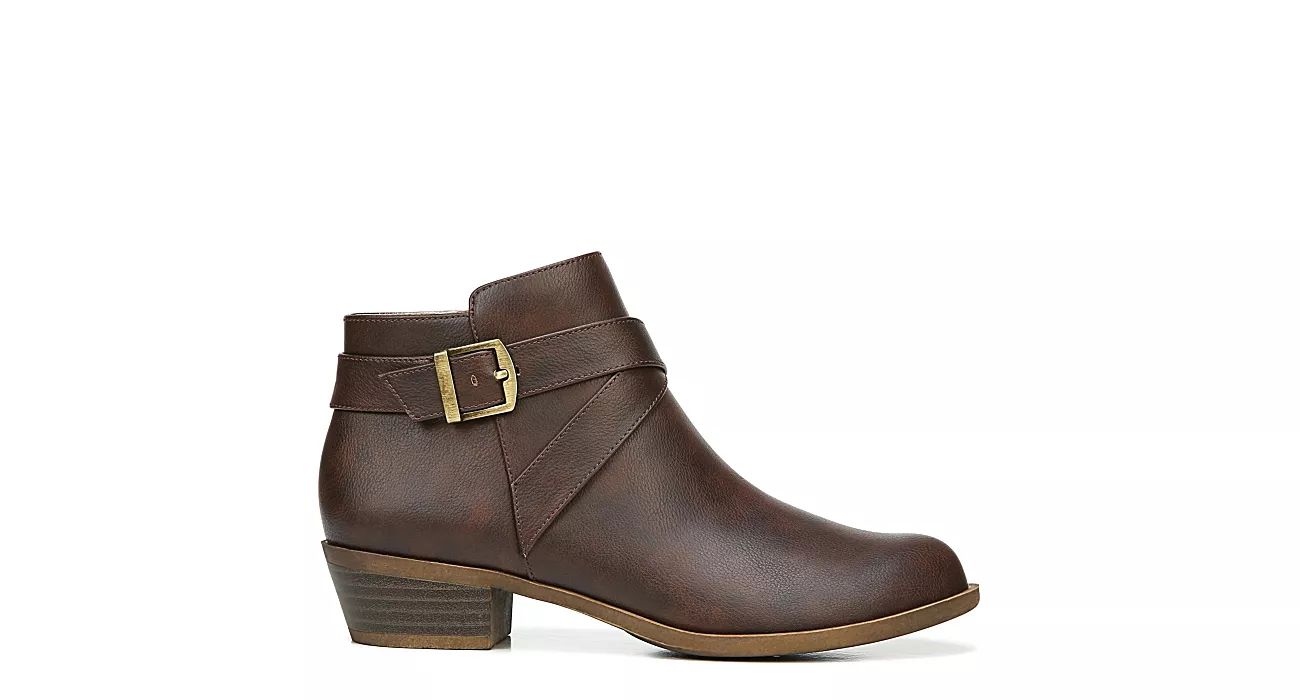 Lifestride Womens Ally Bootie - Brown | Rack Room Shoes
