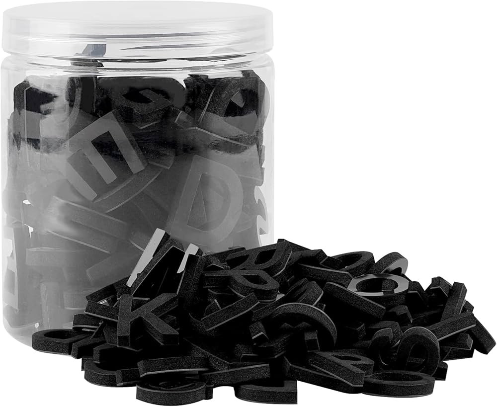 Decorative Magnetic EVA Alphabet Letters/Arabic Numerals for Refrigerator/White Board (117pcs Let... | Amazon (US)