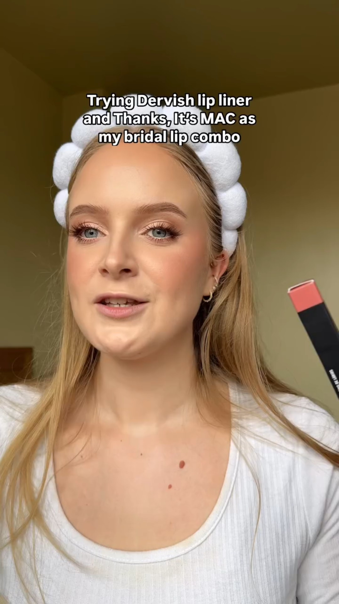 My fave bridal lip combo to date🥹 using Dervish lip liner and Thanks, It’s MAC lipstick by @maccosmeticsuki 

#bridal #bridalmakeup #2025bride #weddingmakeup #bridallook #lipcombo #weddingmakeuplook #maccosmetics