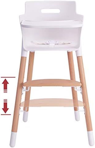 Amazon.com : Tiny Dreny Wooden Baby High Chair | High Chair for Babies and Toddlers | 3-in-1 Baby... | Amazon (US)