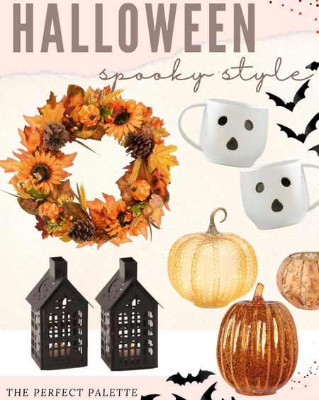 Halloween decor: ✨ Festive fall wreath 🍁 , cute ghost mugs & spooky bats, and pumpkins galore! 🦇 

#falldecor #halloween #fallwreath #wreath #homedecor #home #fall #walmart #target #targethome #potterybarn #falldiningroom #fallcenterpiece #pumpkinspice #pumpkinspicelatte


#LTKunder50 #LTKstyletip #LTKhome #LTKSeasonal #LTKwedding #LTKU #LTKsalealert #LTKHalloween #LTKfamily #LTKunder100