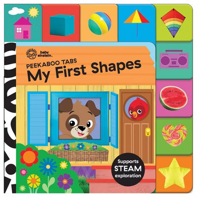 Baby Einstein My First Shapes - Tabbed Pages (Board Book) | Target