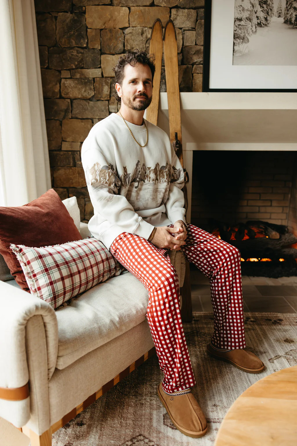 PEPPERMINT PLAID DREAM MEN'S PANTS | Dream Big Little Co.
