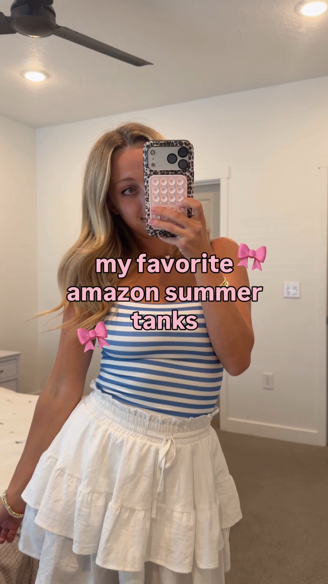 Amazon summer tank tops from Qinsen! Wearing a size XS, true to size!

#LTKootd #LTKSeasonal #LTKPetite