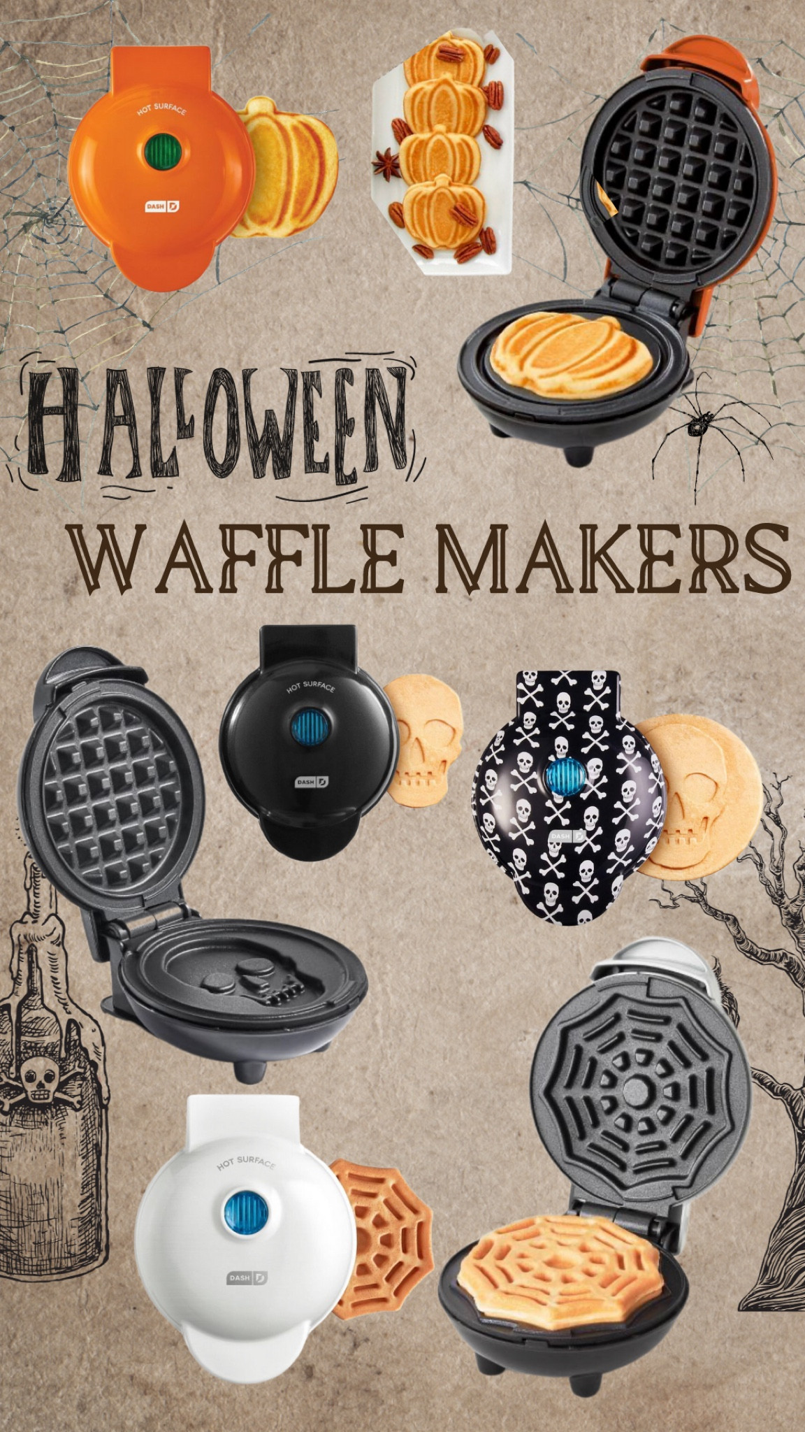 Dash Mini Waffle Bowl Maker for Breakfast Burrito Bowls 3 Ice