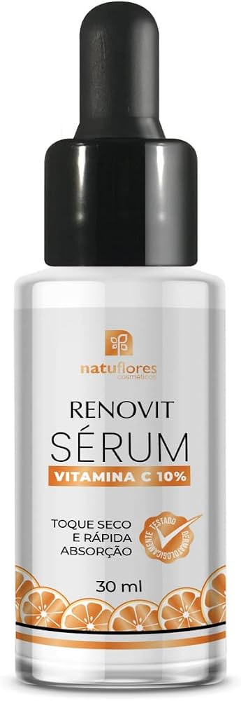 Sérum Facial Vitamina C 10 Renovit 30ml Natuflores | Amazon (BR)