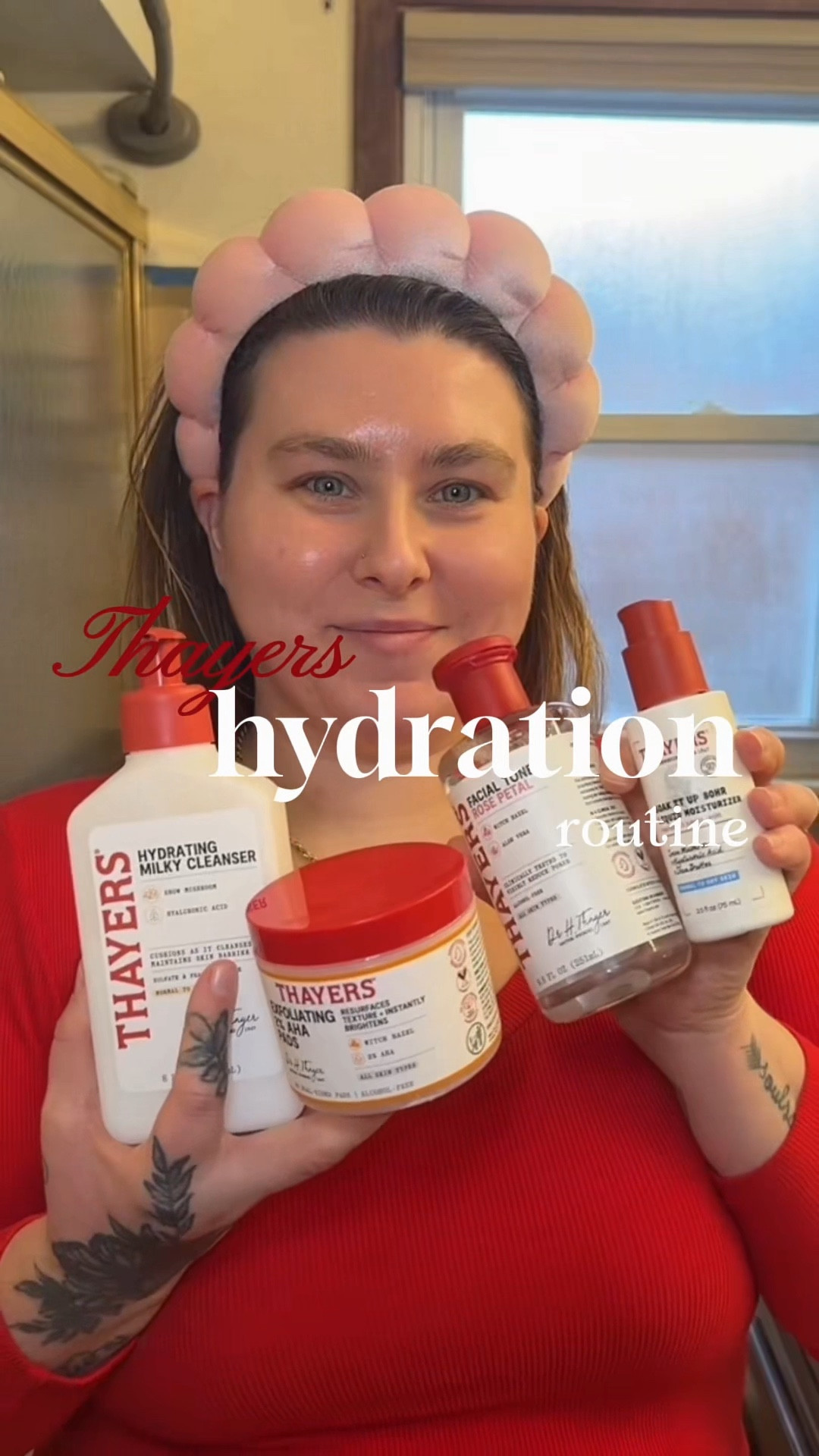 Using a full routine with Thayers 🌿✨

Starting with the milky hydrating cleanser, exfoliating pads, and toner, then finishing with the Soak It Up 80hr Liquid Moisturizer to lock in hydration and keep my skin feeling soft and balanced all day 💧

#LTKgrwm #LTKselfcare #LTKmorningroutine