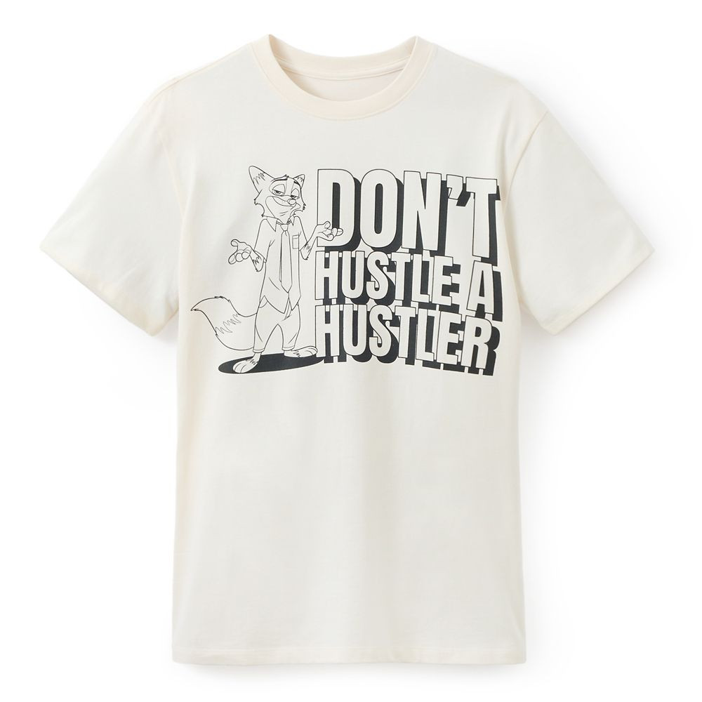 Nick Wilde ''Don't Hustle a Hustler'' T-Shirt for Adults – Zootopia | Disney Store