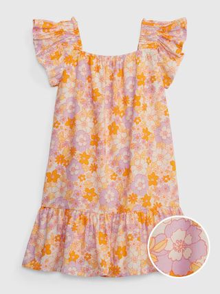 Toddler Crinkle Gauze Floral Dress | Gap (US)