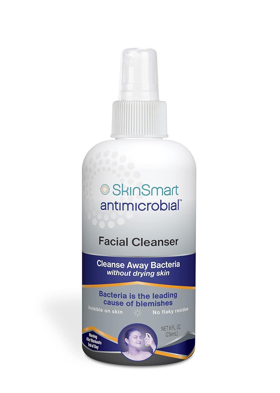 SkinSmart Antimicrobial Facial Cleanser for Breakouts & Blemishes; Hypochlorous Acid Formula Targ... | Amazon (US)