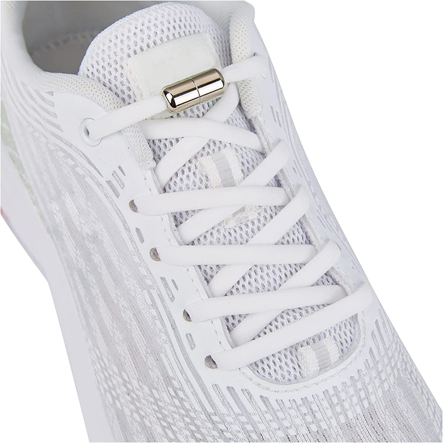Amazon.com: Elastic Shoe Laces for Kids and Adults Sneakers,Elastic No Tie Shoelaces White : Clot... | Amazon (US)