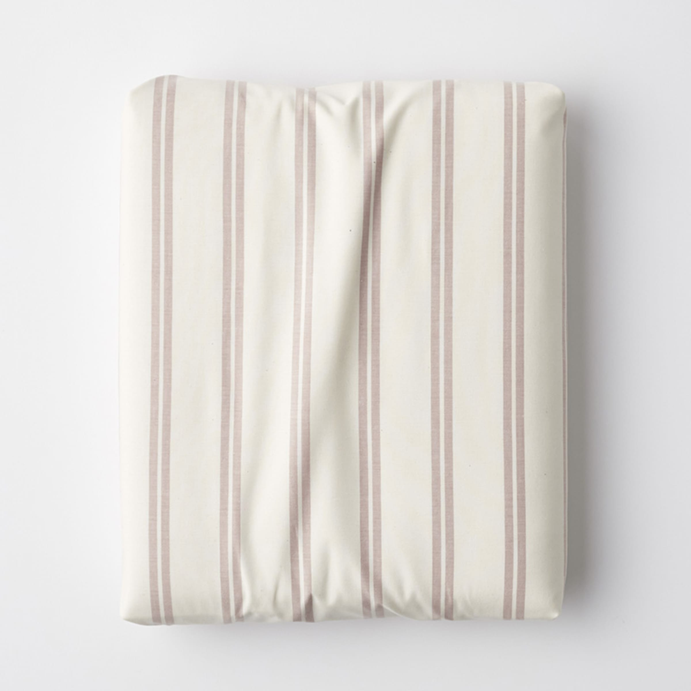 Company Cotton™ Narrow Stripe Yarn-Dyed Percale Fitted Sheet | The Company Store