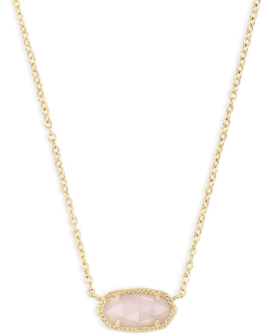 Amazon.com: Kendra Scott Elisa Pendant Necklace for Women, Fashion Jewelry, 14k Gold-Plated, Rose... | Amazon (US)
