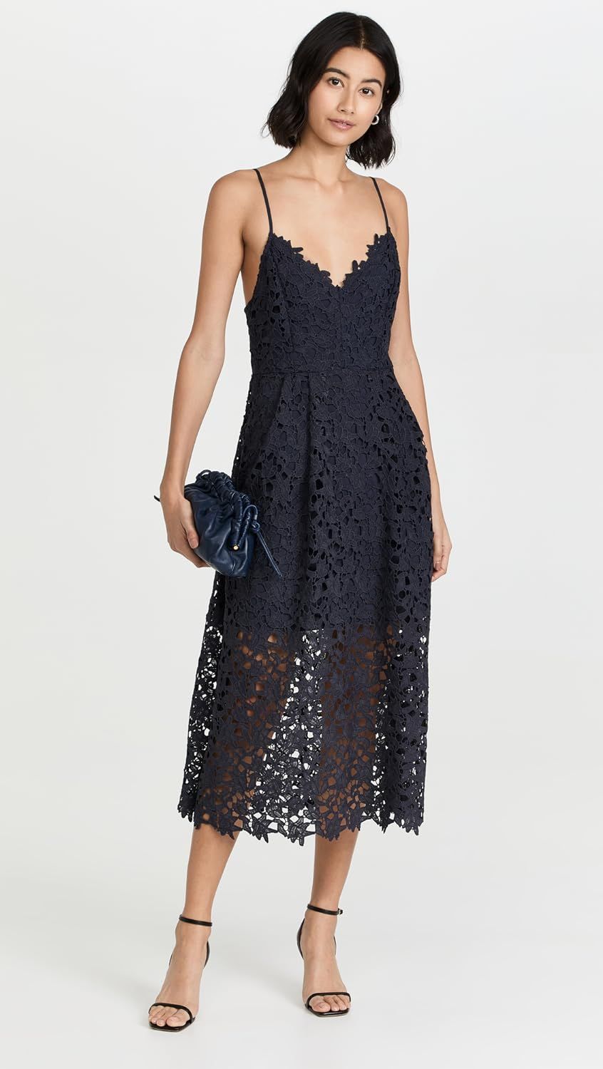 ASTR the label Women's Sleeveless Lace Fit & Flare Midi Dress | Amazon (US)