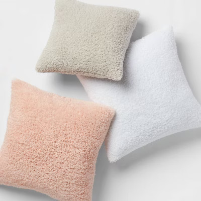 Sherpa Square Pillow - Room Essentials™ | Target
