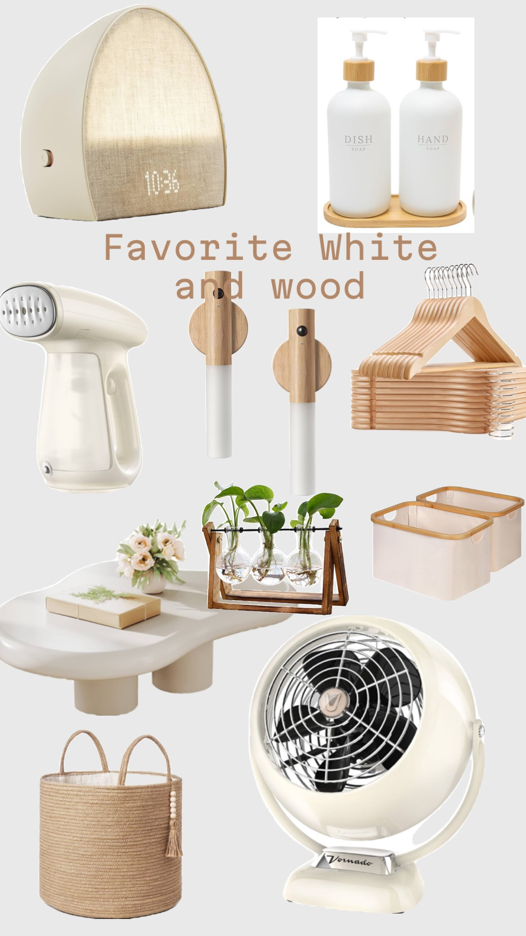 XXXFLOWER Plant Terrarium with Wooden Stand, Air Planter Bulb Glass Vase Metal Swivel Holder Retro Tabletop for Hydroponics Home Garden Office Decoration - 3 Bulb Vase | Amazon (US)