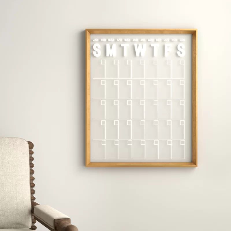 Wall Mounted Calendar Board | Wayfair North America
