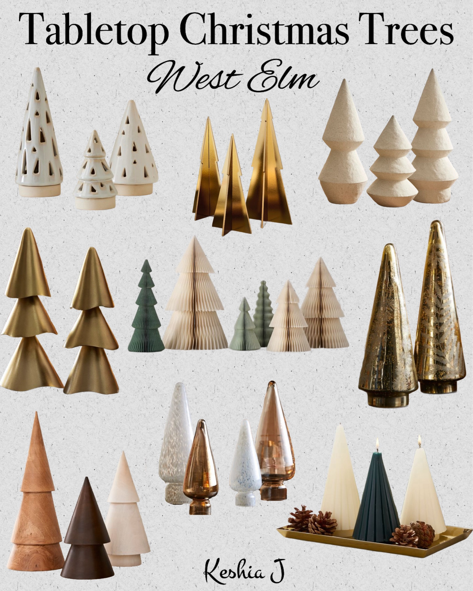 West Elm Decorative Christmas Trees

#LTKSeasonal #LTKhome #LTKHoliday