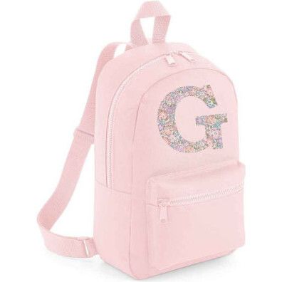 Liberty Of London Personalised Mini Backpack, Pink | Maisonette