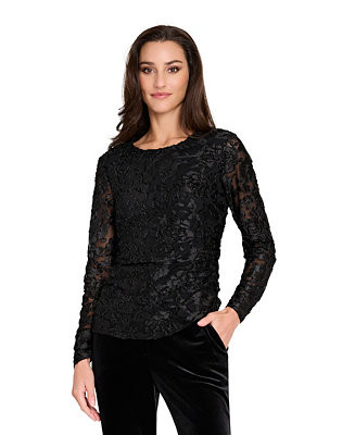 Women's Round Neck Pull-On Top | Macy's