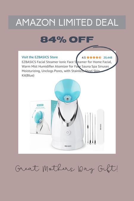 Amazon Deal Facial Steamer



Affordable facial steamer. Trending facial steamer on huge sale. 

#LTKfindsunder50 #LTKsalealert #LTKbeauty