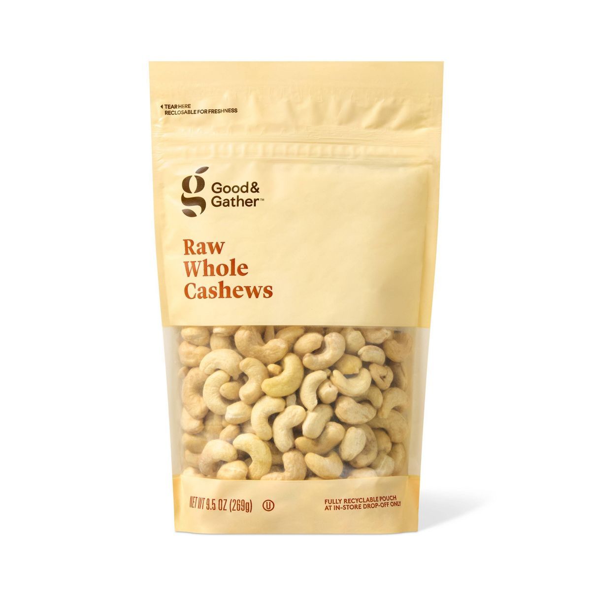 Unsalted Raw Whole Cashews - 9.5oz - Good & Gather™ | Target