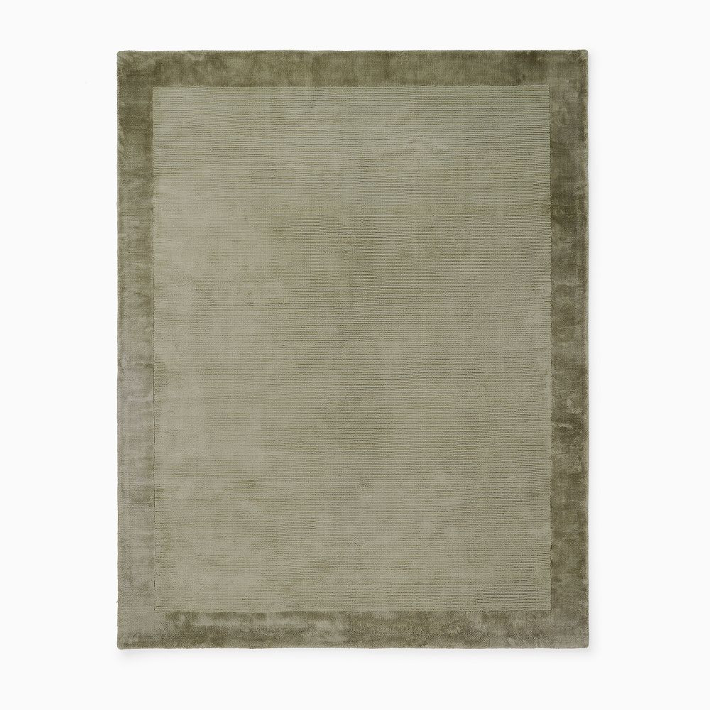 TENCEL™ Frame Rug | West Elm (US)