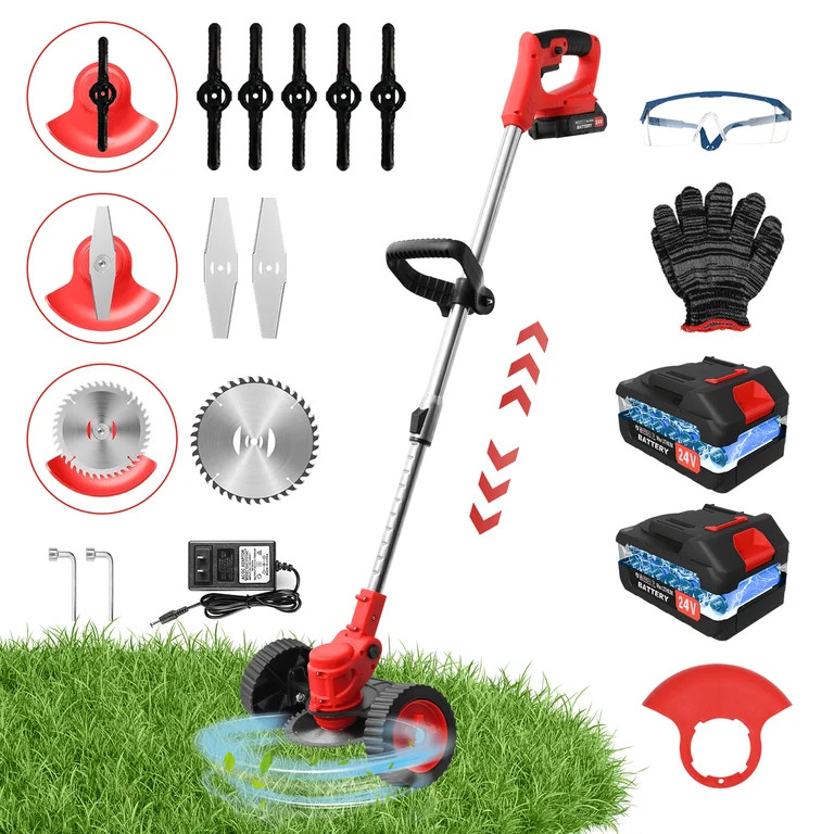 Grass Trimmer Cordless Electric Weed Eaters & Weed Trimmer, Weed Lawn Edge Trimmer, Mower with Up... | Walmart (US)