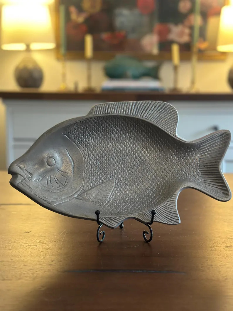 Vintage Aluminum Serving Fish Tray - Retro Metalware - Etsy | Etsy (Global)