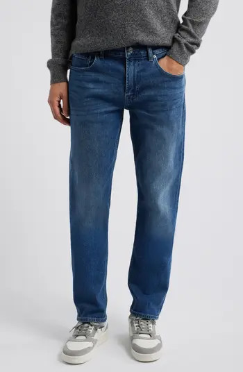 The Straight Stretch Cotton Jeans | Nordstrom