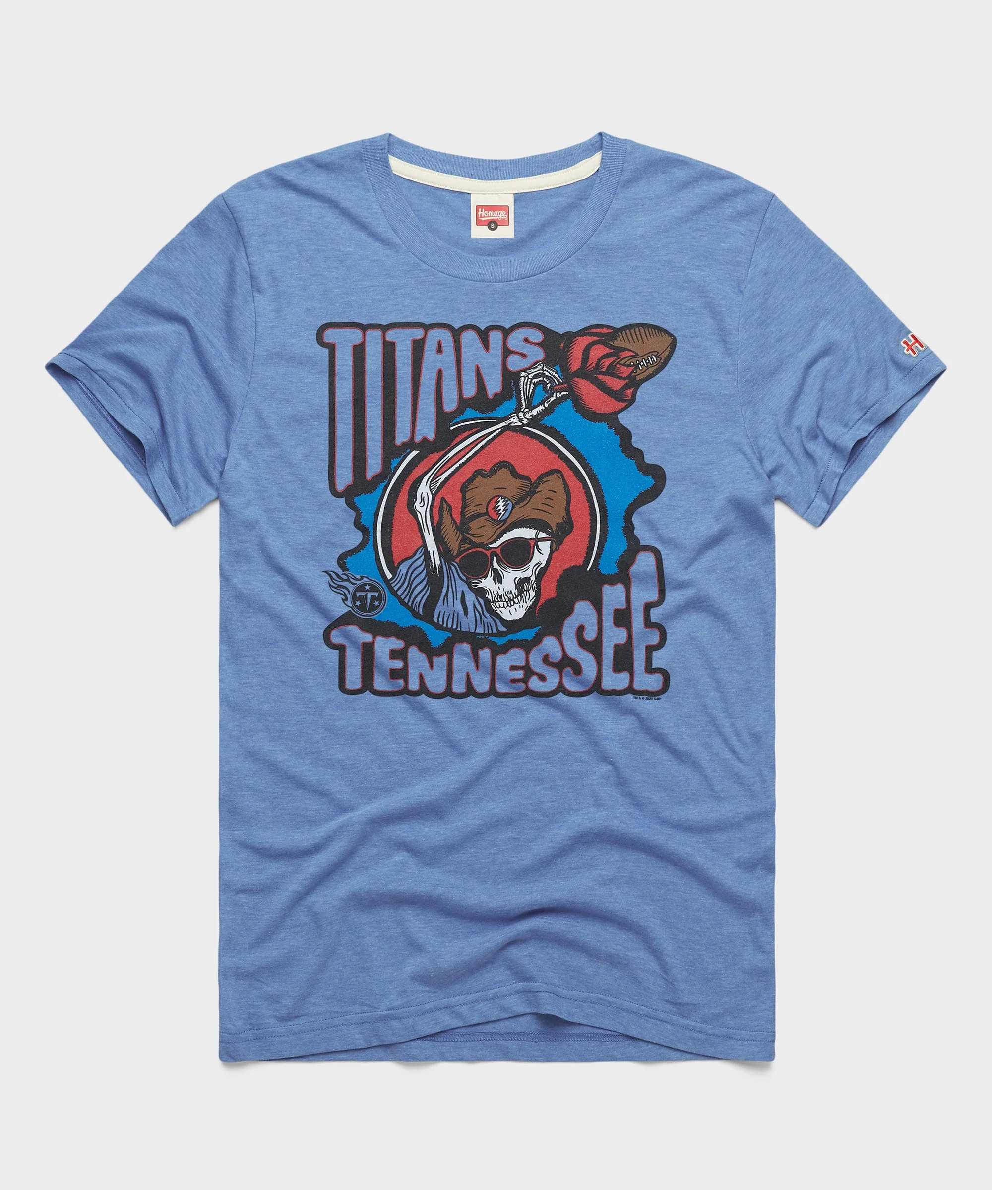 NFL x Grateful Dead x Titans | Retro Tennessee Titans T-Shirt | Homage