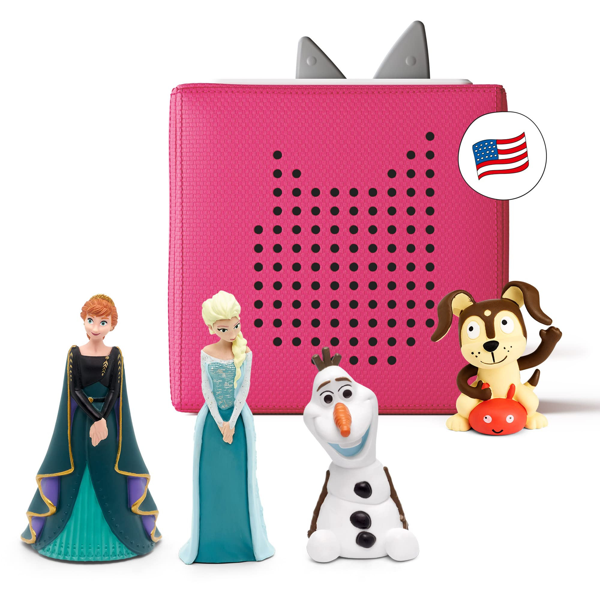 Toniebox Audio Player Starter Set with Elsa, Anna, Olaf, and Playtime Puppy - Listen, Learn, and ... | Amazon (US)