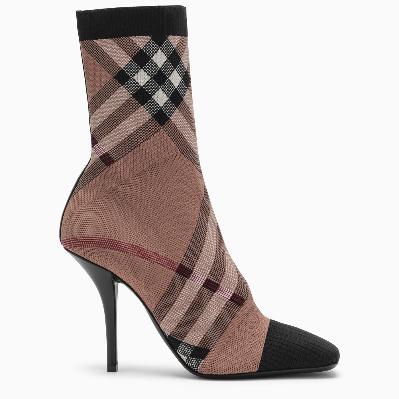 Beige knitted boot | The Double F