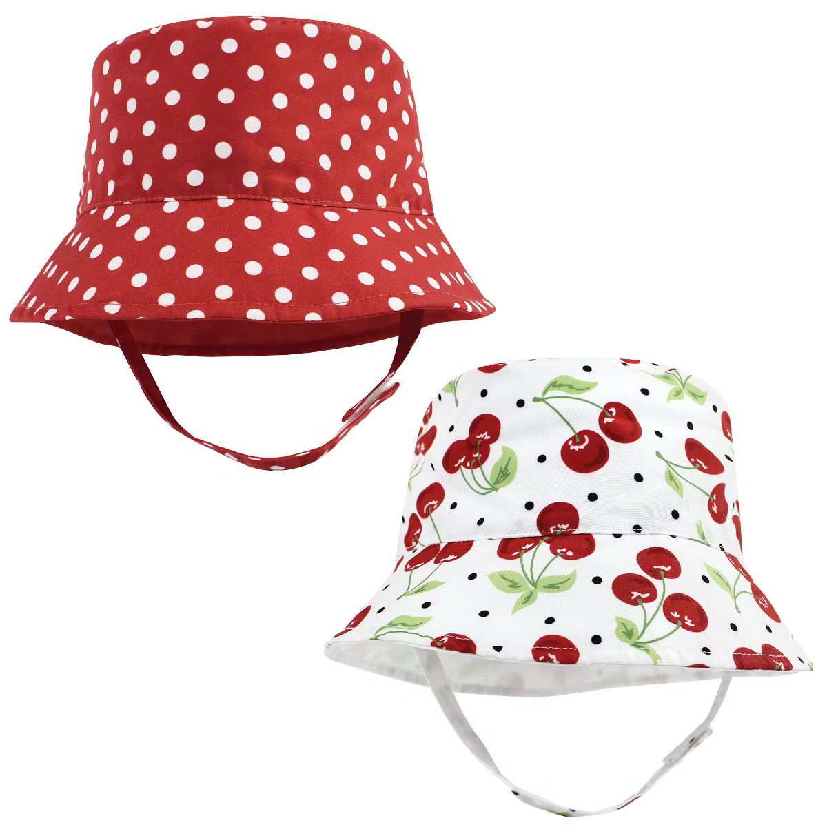 Hudson Baby Infant Girl Sun Protection Hat, Cherries Dot | Target
