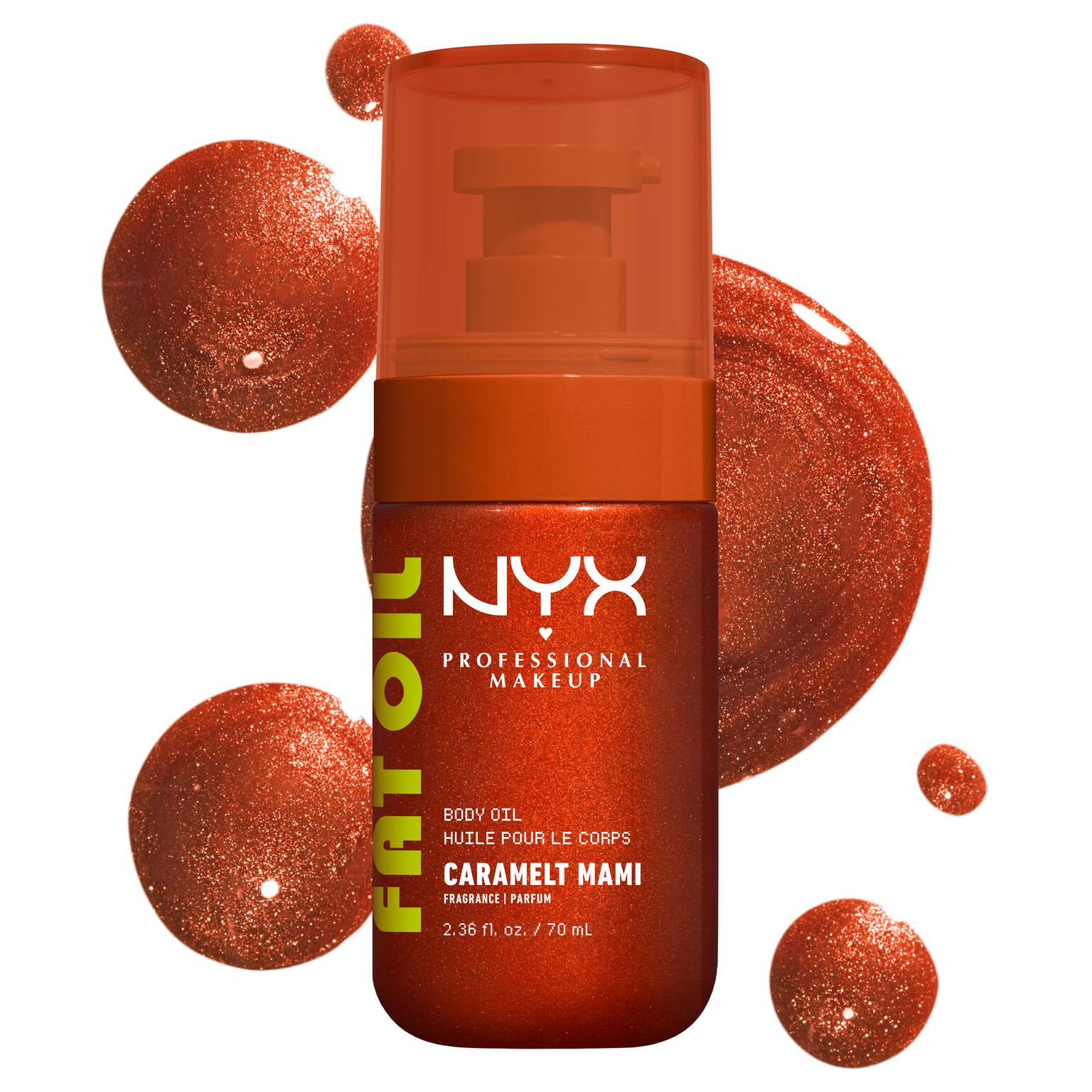 Fat Oil Body Oil Caramelt Mami - Shimmer Body Oil | NYX Professional Makeup | NYX Professional Makeup (US)